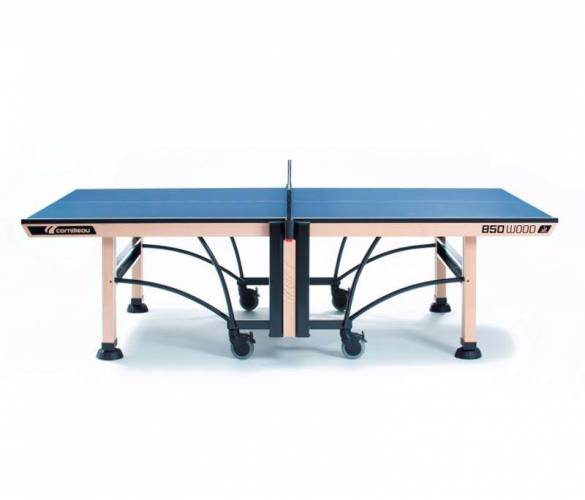 Теннисный стол профессиональный Cornilleau Competition 850 WOOD ITTF синий