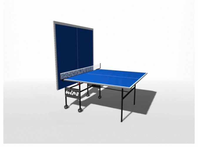 Теннисный стол всепогодный WIPS Roller Outdoor Composite (СТ-ВКР) синий