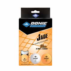 Мячики для DONIC JADE 40+ 12 штук, белый + оранжевый