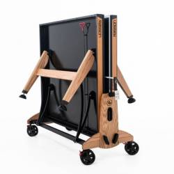 Теннисный стол складной для помещений RASSON PREMIUM T03 натуральный дуб